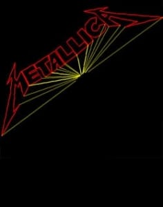 Laser Metallica **Parental Advisory**